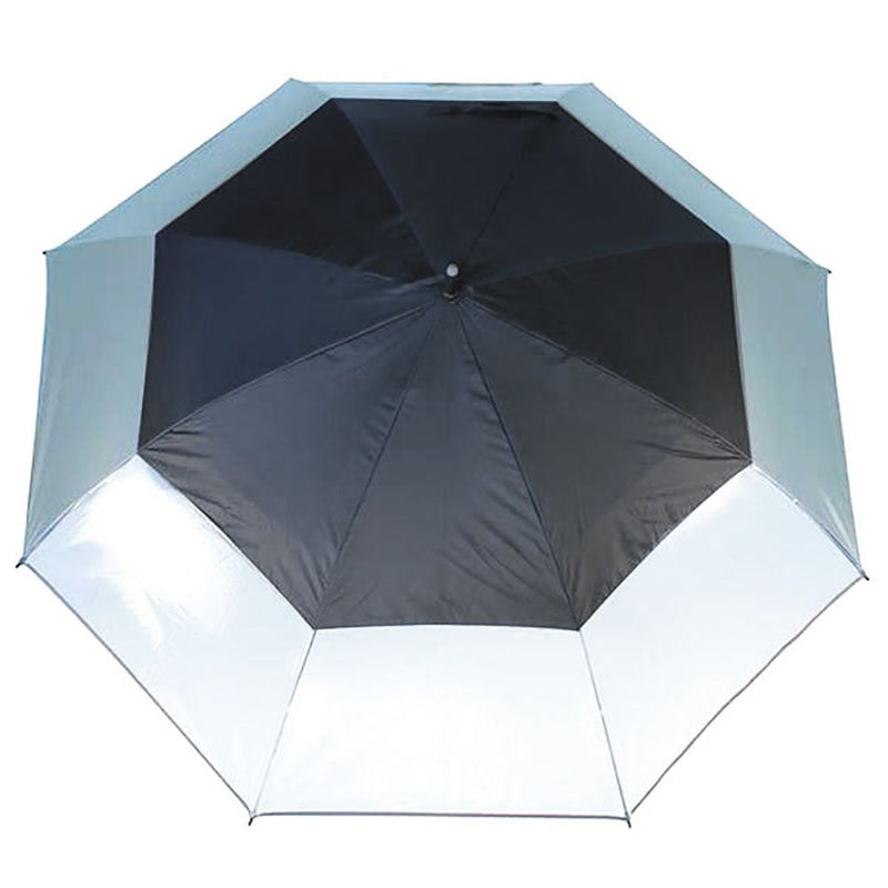 Masters TourDri Clear Panel UV Coated Umbrella - Storm Grey/Jet Black