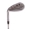 Callaway Jaws Raw Steel Mens Left Hand Lob Wedge 60 Degree 8 Bounce Z Grind Wedge - Dynamic Gold Spinner 115