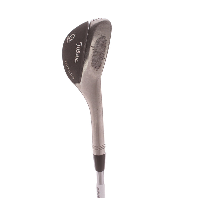 Titleist Vokey SM4 Oil Can Steel Mens Right Hand Lob Wedge 58 Degree 6 Bounce Wedge - BV Design